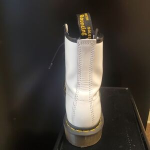 Barely Used Dr. Martens White Leather Boots Size 7
